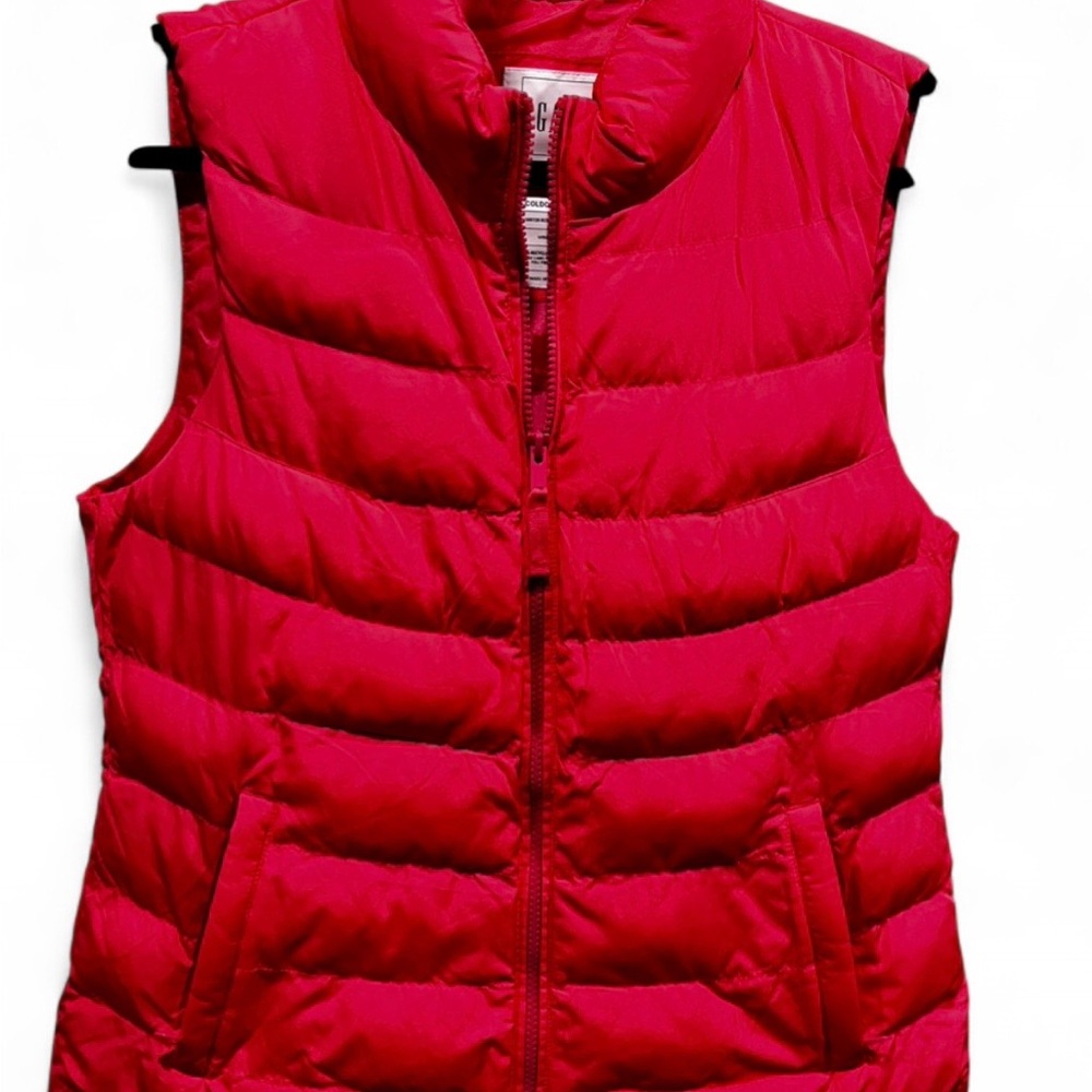 GAP Women's Bright Red Quilted Vest